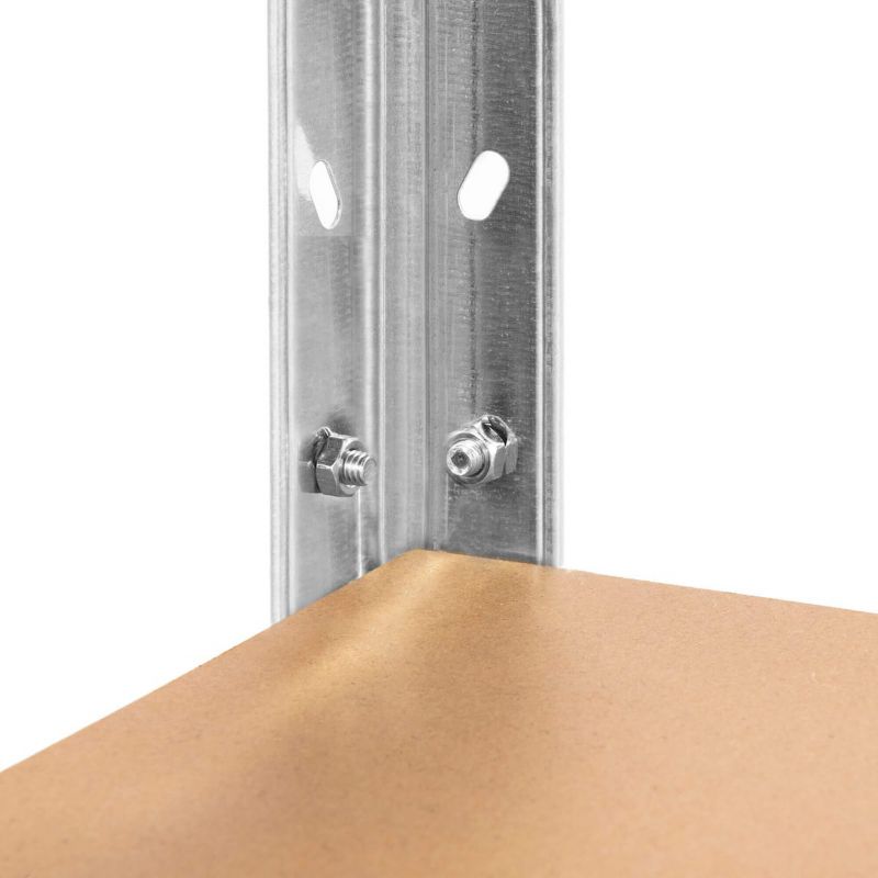 Regał metalowy magazynowy z 5 półkami Springos 205x120x45 cm 1000kg do piwnicy, garażu 1 szt.
