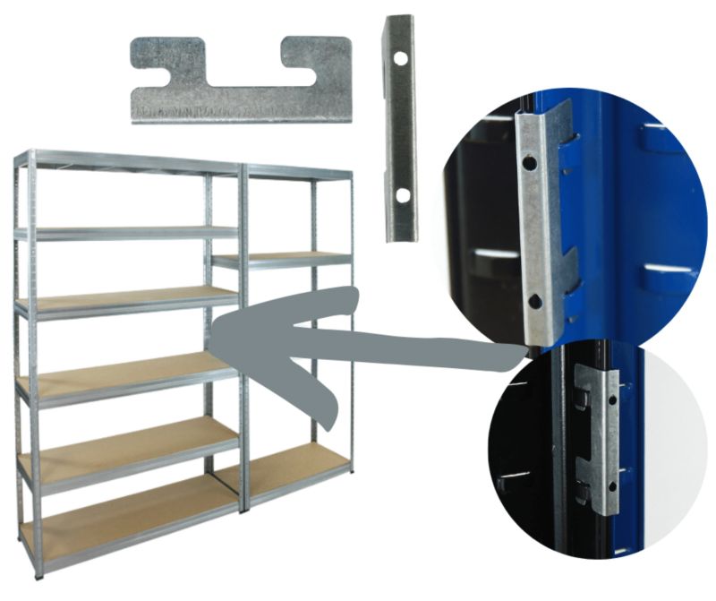 Regał metalowy MODO24 magazynowy ocynkowany helios 270x180x60cm 8 półek po 275 kg 1 szt.