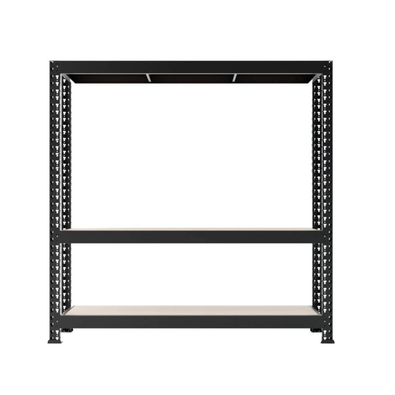 Regał metalowy wciskany Mega-Met Metalkas 180x200x60 500kg 3 półki MDF 1 szt.
