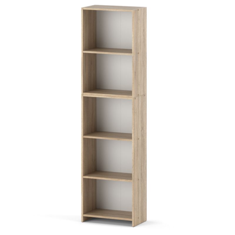 Regał Na Książki Stiv-Meble 5 Półek 50Cm Dąb Sonoma 50X30X189 Cm 1Szt.