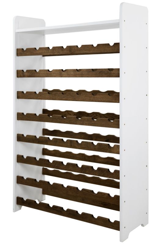 Regał na wino MODO24 boki MDF leżnie dębowe 56 butelek 1 szt.