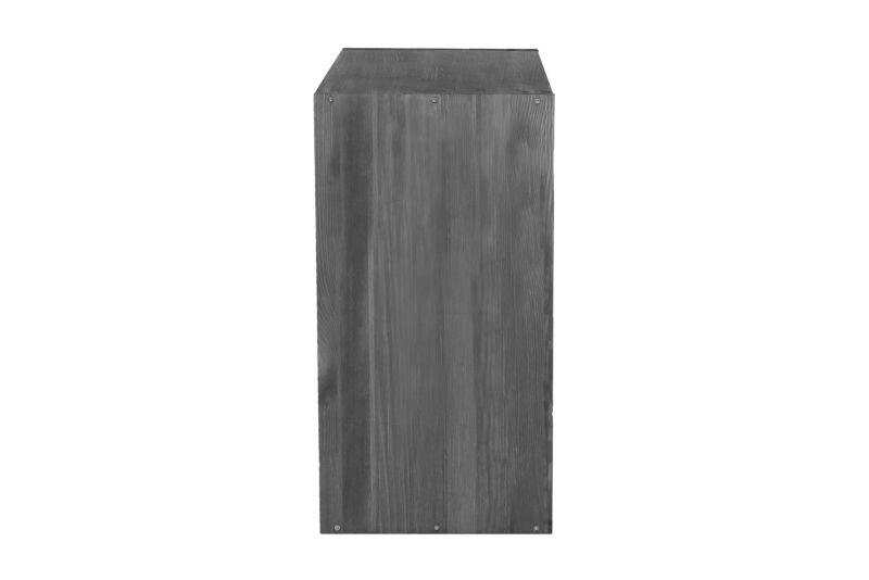 Regał na wino MODO24 typ X 60 x 60 x 30 cm solidny pojemny szary 1 szt.