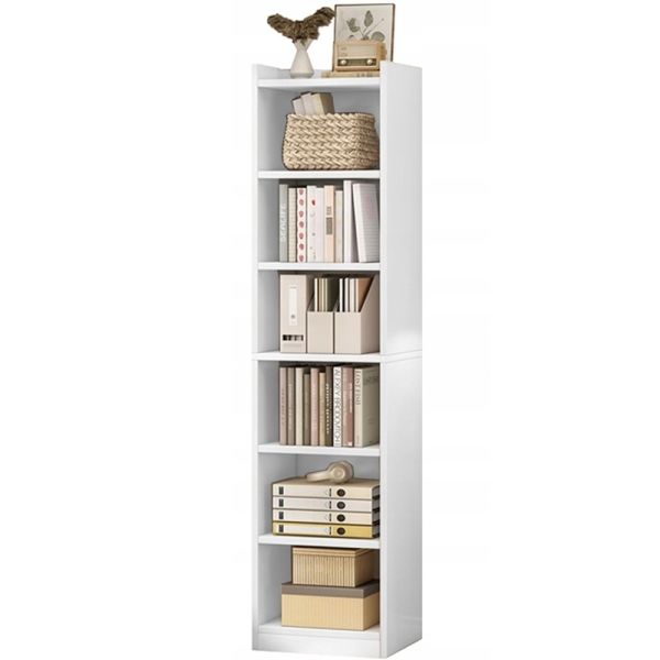 Regał Rebiko stojący na książki wysoki skandynawski biały słupek 1 szt.