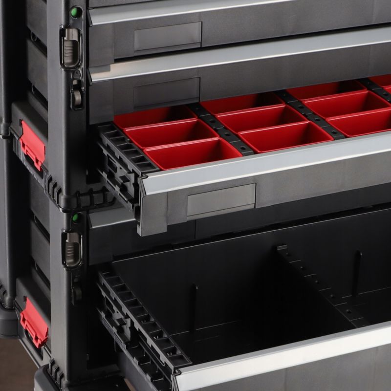 Regał warsztatowy Keter Tool Chest Set 6 szuflad czarny