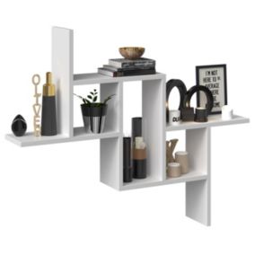 Regał Wiszący Ścienny Topeshop Fiesta Biel Mat 15x85x73,5 cm 1 szt.