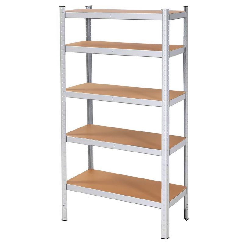 Regały metalowe magazynowe Springos 180x90x40cm 875kg 5 półek do garażu, piwnicy 2 szt.