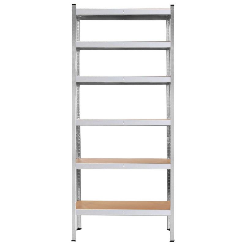 Regały metalowe magazynowe Springos 2 szt. z 225x110x50 cm 900 kg 6 półek do garażu, piwnicy 1 kpl.