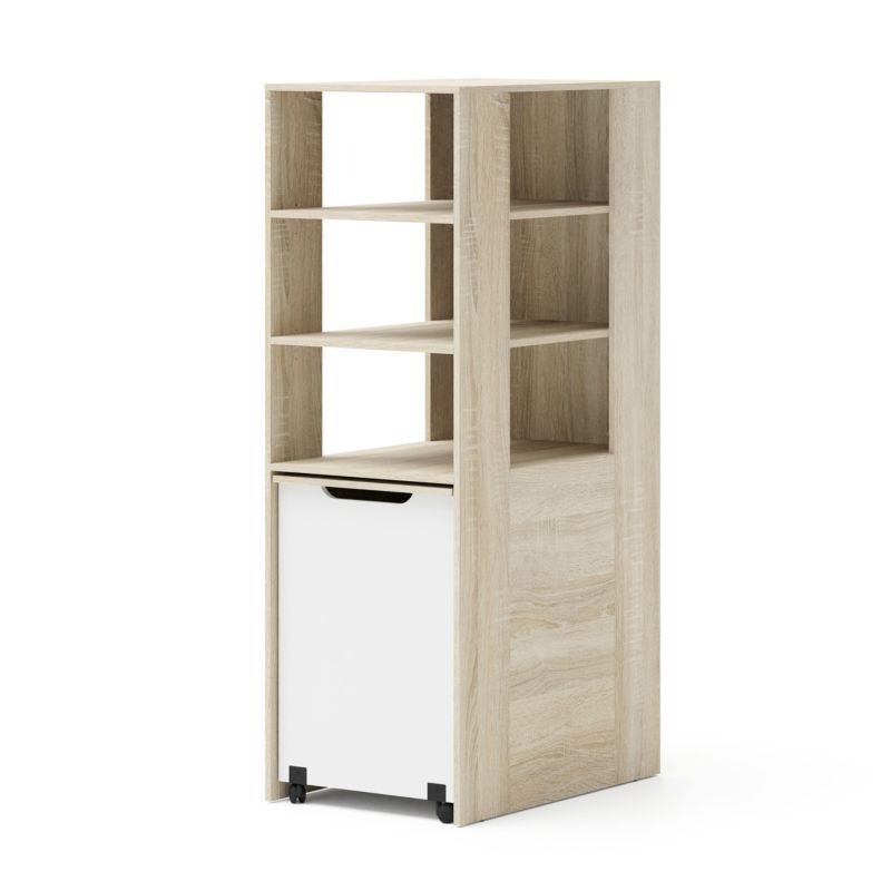Regał z biurkiem Bim Furniture Samoa-Fuji 165 cm 1 szt.