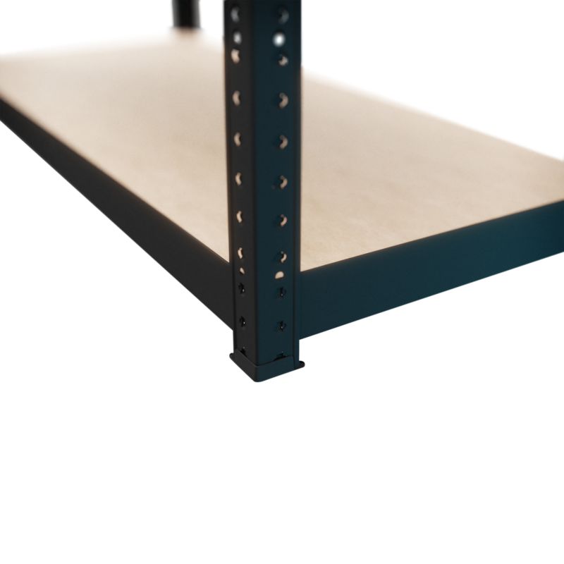 Regał GoodHome Ryle 179 x 75 x 35 cm 5 półek czarny