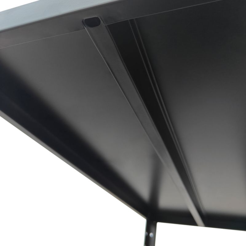 Regał metalowy 180 x 90 x 40 cm 5 półek 70 kg czarny