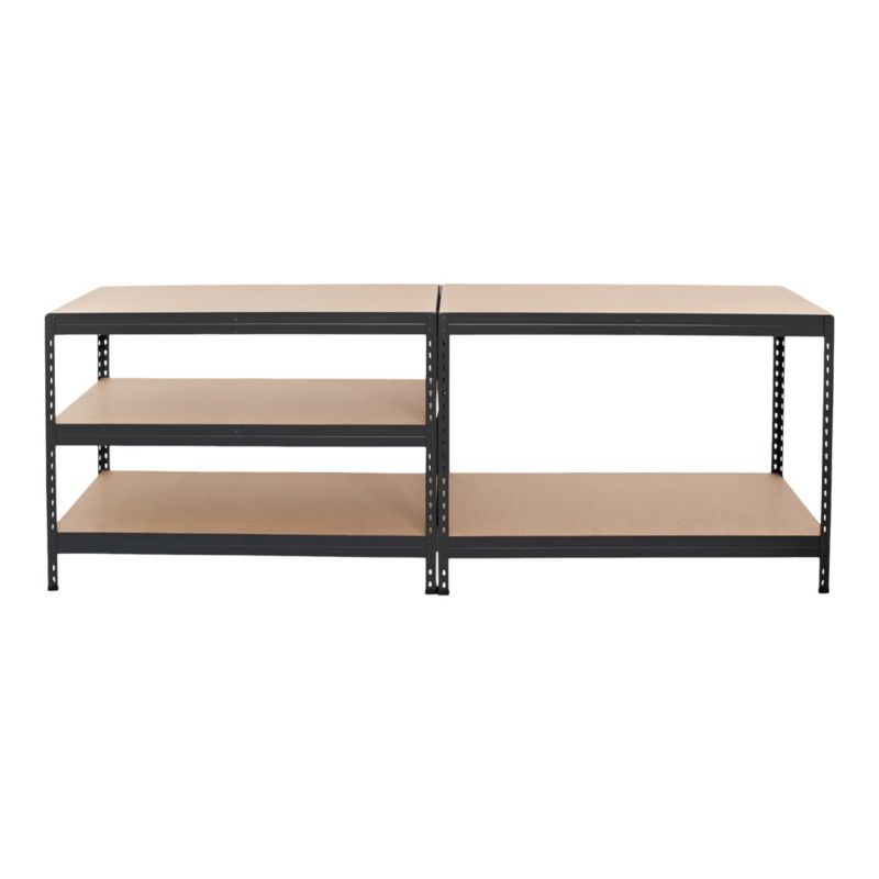 Regał metalowy GoodHome Rand 180 x 128 x 40 cm 5 półek 300 kg