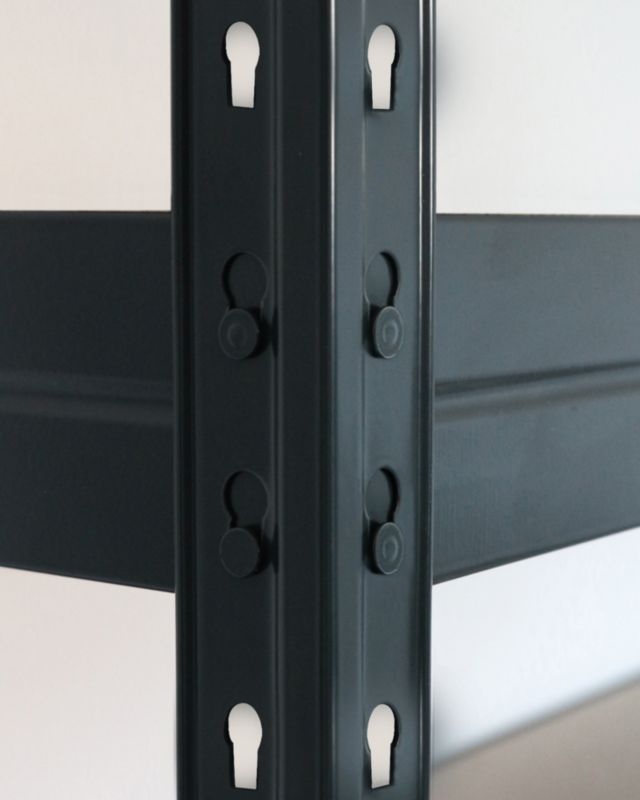 Regał metalowy GoodHome Rand 180 x 166 x 60 cm 4 półki 300 kg