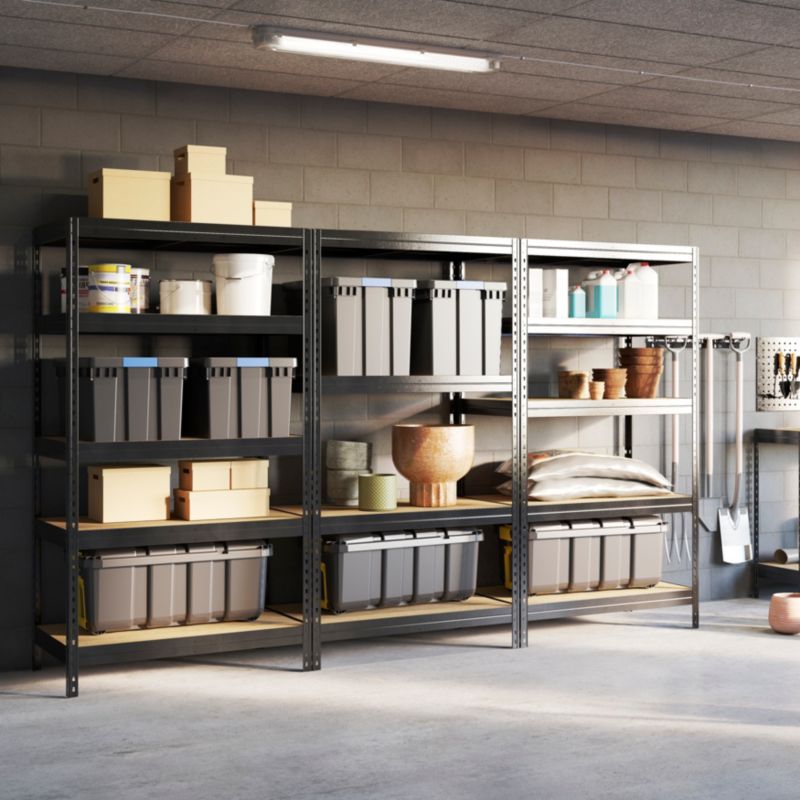 Regał metalowy GoodHome Rand 180 x 97 x 60 cm 5 półek 250 kg