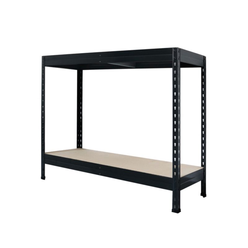 Regał metalowy GoodHome Rand 90 x 97 x 60 cm 2 półki 250 kg