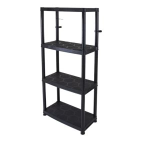 Regał plastikowy 130 x 60 x 30 cm 4 półki 25 kg
