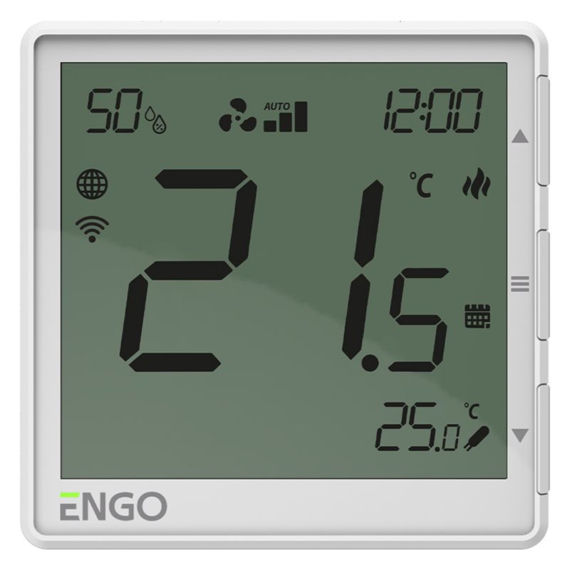 Regulator klimakonwektorów ENGO EFAN-230W biały 230V podtynkowy WIFI 1 szt.