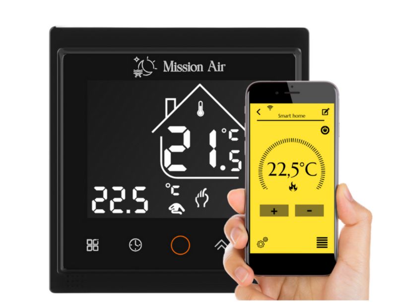 Regulator programowalny Mission Air LIBRA Black WiFi