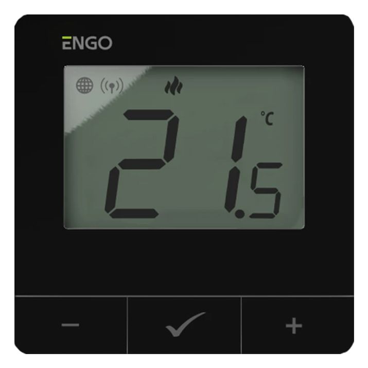 Regulator temperatury ENGO 230V czarny Internetowy, natynkowy ZigBee/868MHz 1 szt.