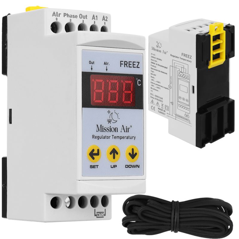 Regulator temperatury Mission Air FREEZ na szynę DIN 1 szt