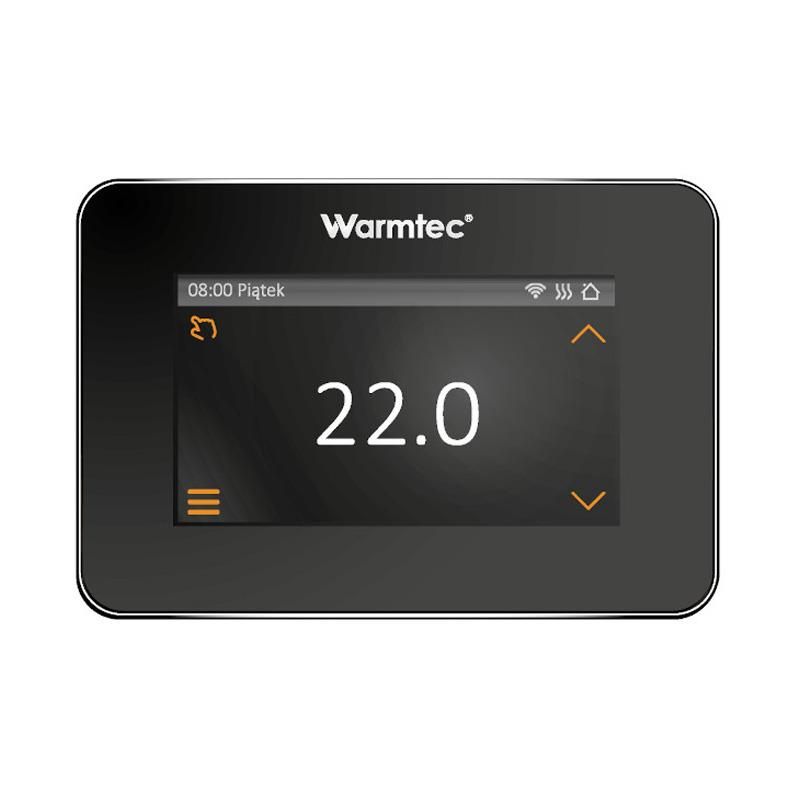 Regulator temperatury Warmtec XTS czarny Wi-Fi programowalny podtynkowy IP21 1 szt.