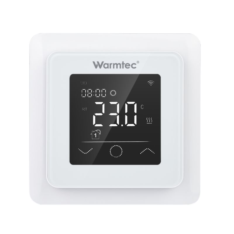 Regulator temperatury Warmtec ZTS Wi-Fi biały podtynkowy programowalny dotykowy wyświetlacz 1 szt.