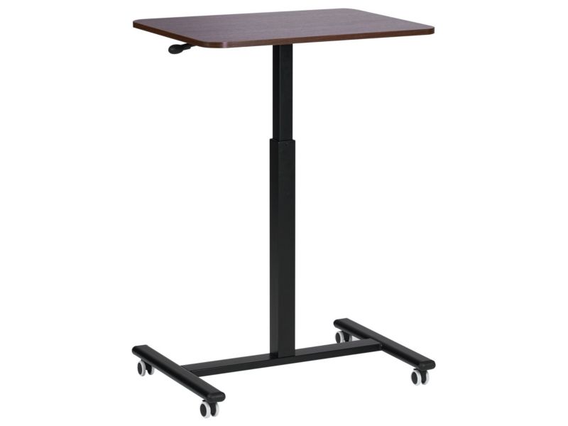 Regulowany stolik pod laptopa 65 x 48 cm ciemne drewno Academia 1 szt.