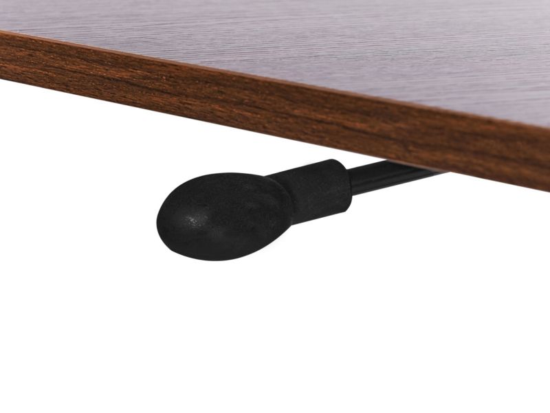 Regulowany stolik pod laptopa 65 x 48 cm ciemne drewno Academia 1 szt.