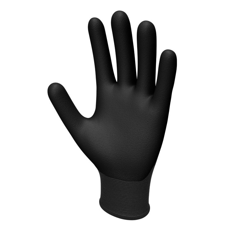 Rękawice nitrylowe ochronne Erbauer czarne L