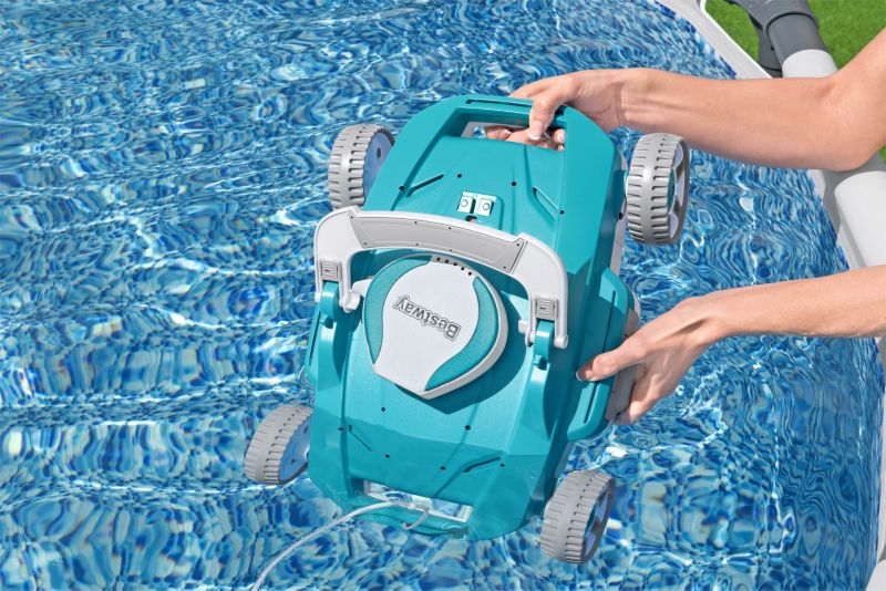 Robot czyszczący do basenów Bestway turkusowy