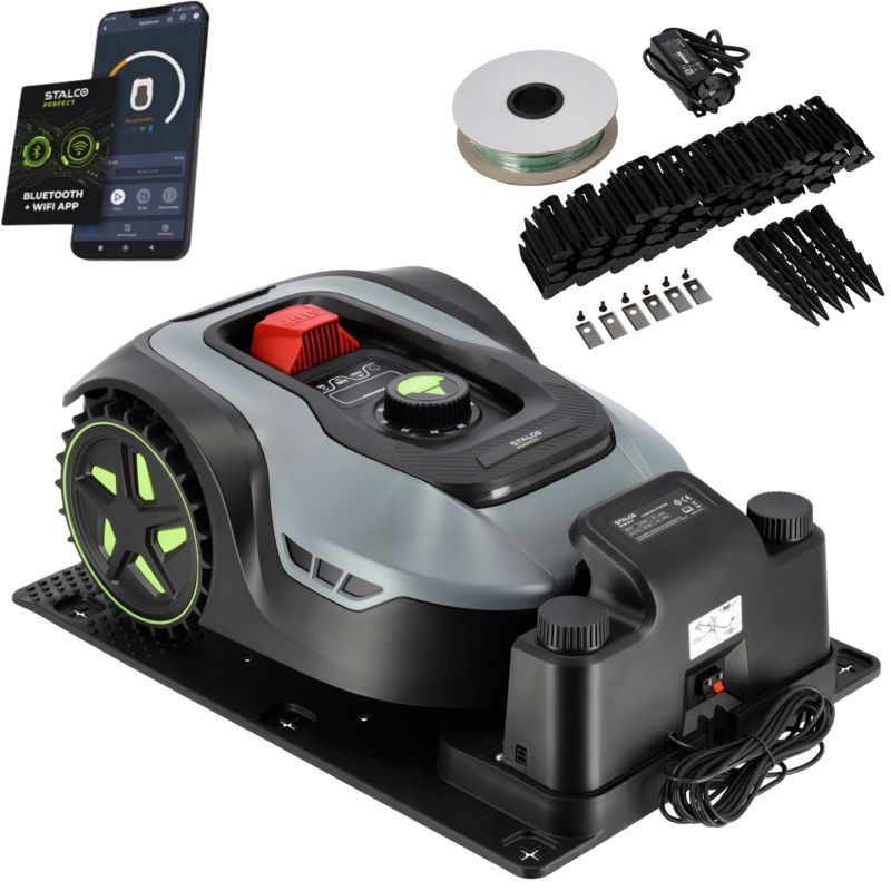 Robot koszący STALCO RMP950 do 900 m2 z aplikacją 1 kpl.