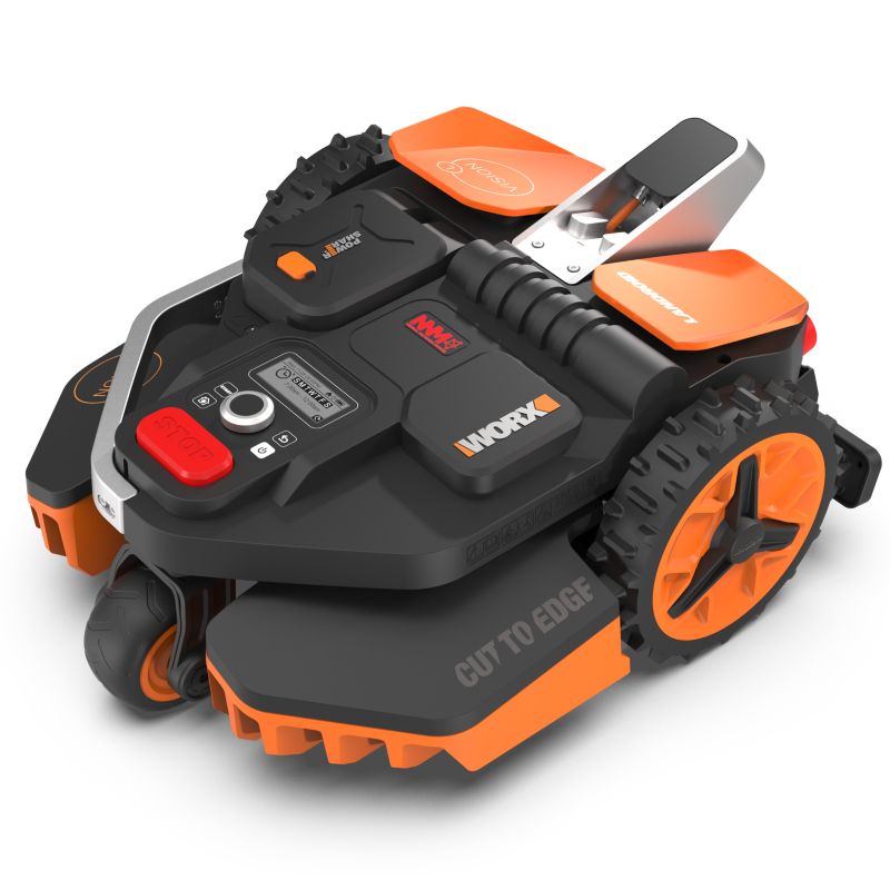 Robot koszący Worx Vision M1600 WR216E 1600 m² GPS & kamera AI bezprzewodowy Wi-Fi 17° 22 cm