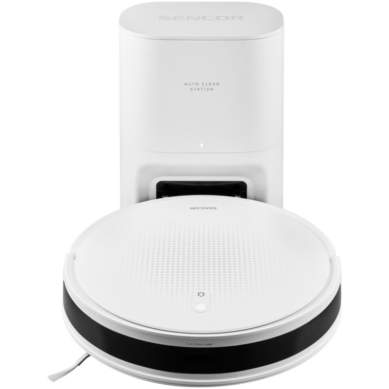Robot Sprzątający Sencor SRV 7485WH Odkurzacz Lidar Moc Ssania 5000Pa Biały 1szt