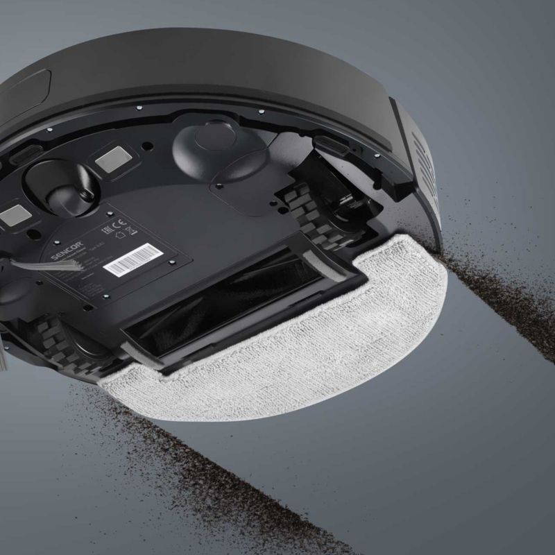Robot Sprzątający Sencor SRV 9020BK 2600 Mah 3000Pa Lidar 40W 130 Min Pracy 1szt