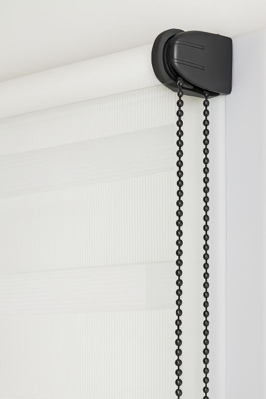 Roleta Dzień i Noc DECORI 110X230 1200 biała, profil Antracyt, 1 szt