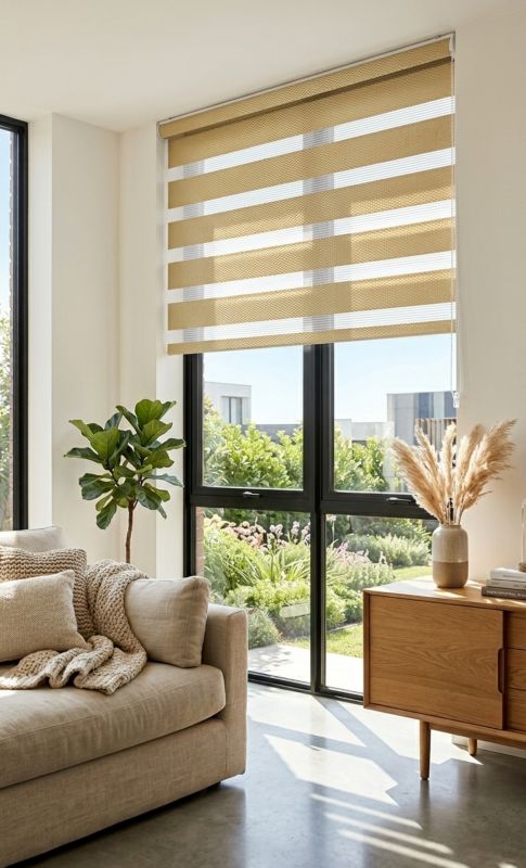 Roleta Dzień i Noc DECORI 40X150 Rattan 3603 beżowa, 1 szt
