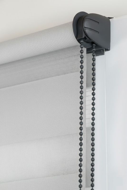 Roleta Dzień i Noc DECORI 55X150 21 jasnoszara, profil Antracyt, 1 szt