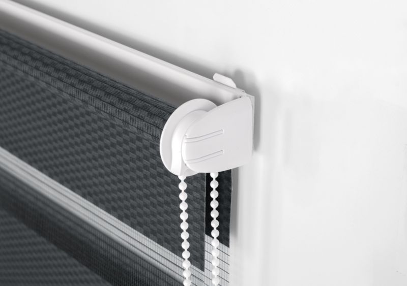 Roleta Dzień i Noc DECORI 90X230 Rattan 3608 grafitowa, 1 szt
