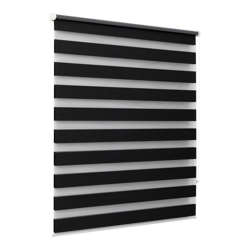 Roleta dzień/noc GoodHome Elin 117,3 x 160 cm czarna