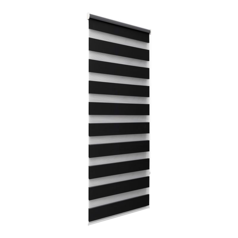 Roleta dzień/noc GoodHome Elin 37,3 x 160 cm czarna
