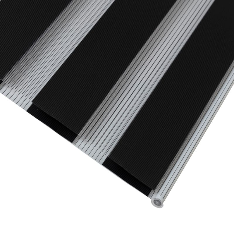 Roleta dzień/noc GoodHome Elin 37,3 x 160 cm czarna