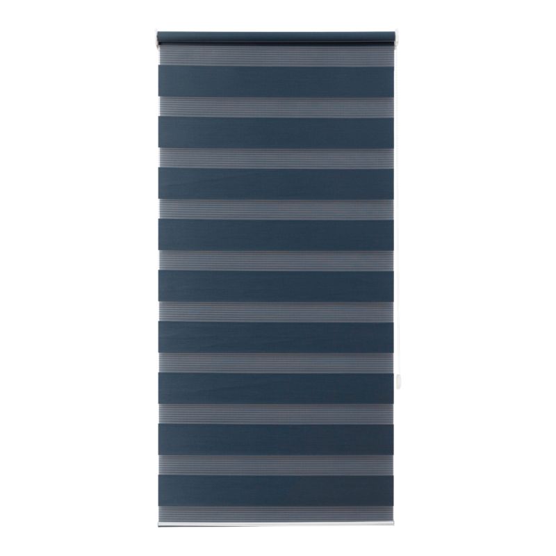 Roleta dzień/noc GoodHome Elin 52,3 x 160 cm granatowy