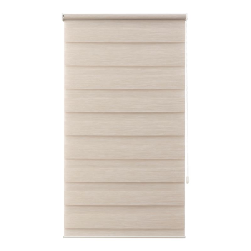 Roleta dzień/noc GoodHome Elin 52,3 x 160 cm jasno beżowy