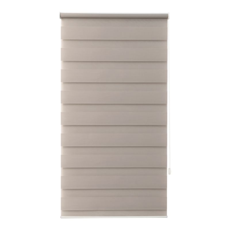 Roleta dzień/noc GoodHome Elin 52,3 x 160 cm perłowoszara