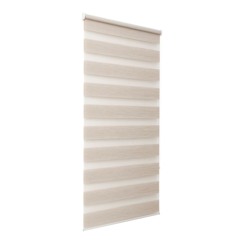 Roleta dzień/noc GoodHome Elin 57,3 x 160 cm jasnobeżowa