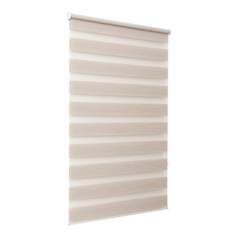 Roleta dzień/noc GoodHome Elin 68,8 x 240 cm jasnobeżowa
