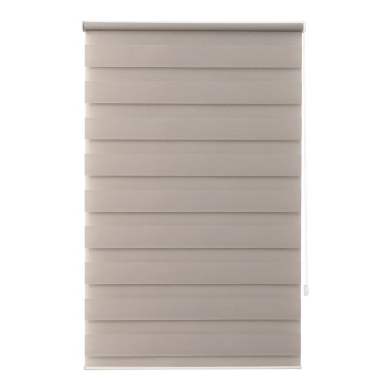 Roleta dzień/noc GoodHome Elin 72,3 x 240 cm perłowoszara