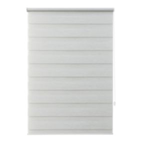 Roleta dzień/noc GoodHome Elin 77,3 x 160 cm biała