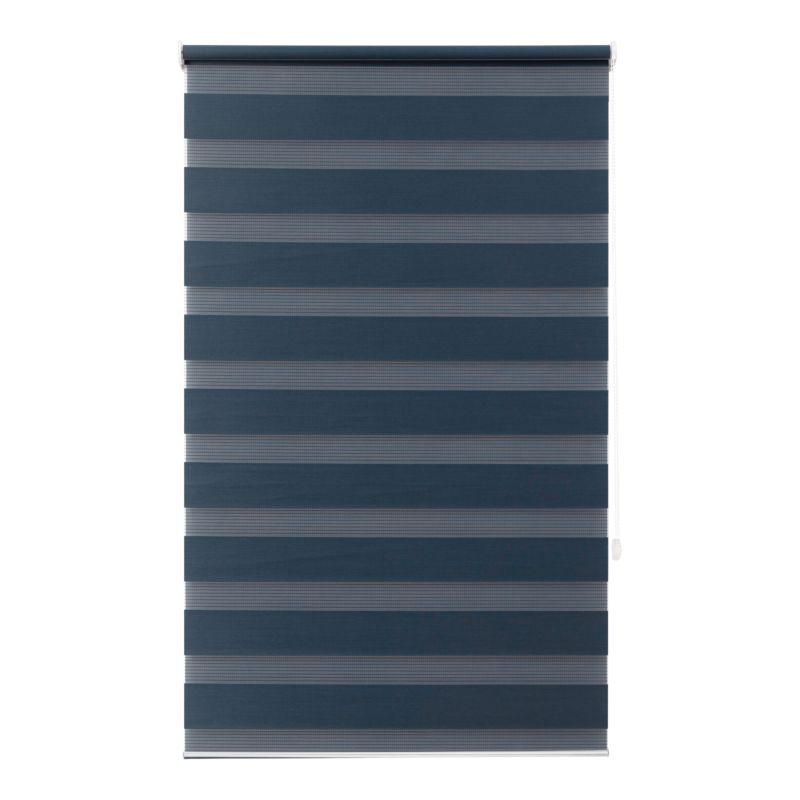 Roleta dzień/noc GoodHome Elin 87,3 x 160 cm granatowy
