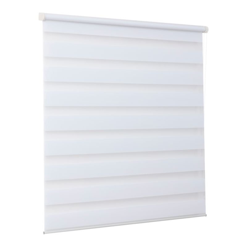 Roleta dzień/noc GoodHome Elin 97,3 x 160 cm biała