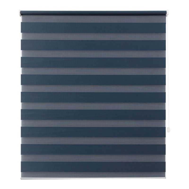 Roleta dzień/noc GoodHome Elin 97,3 x 160 cm granatowy